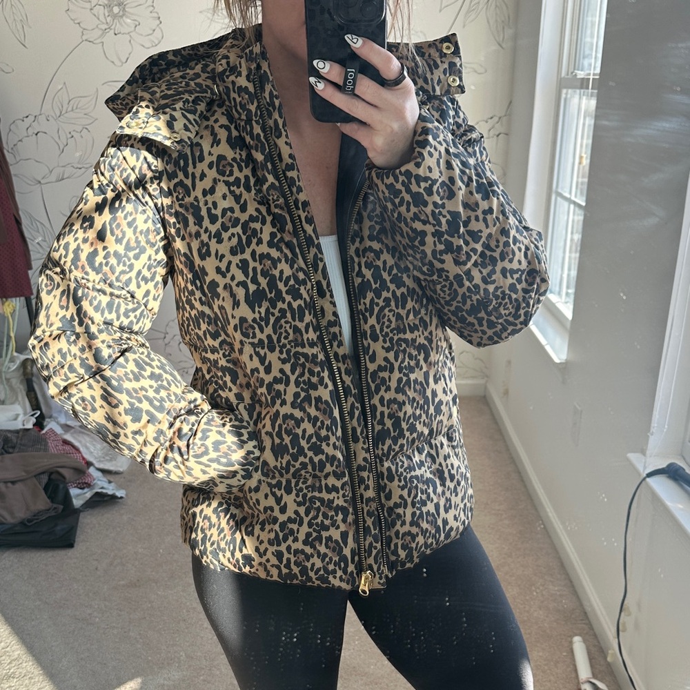 Leopard Print Women's Jacket J.Crew NWT
